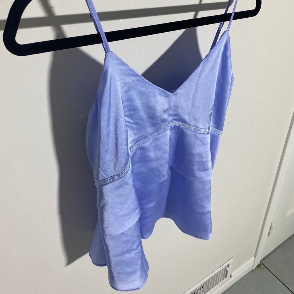 Lavender Satin Camisole - Picture 4 of 6